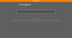 Desktop Screenshot of i-m-racing.com